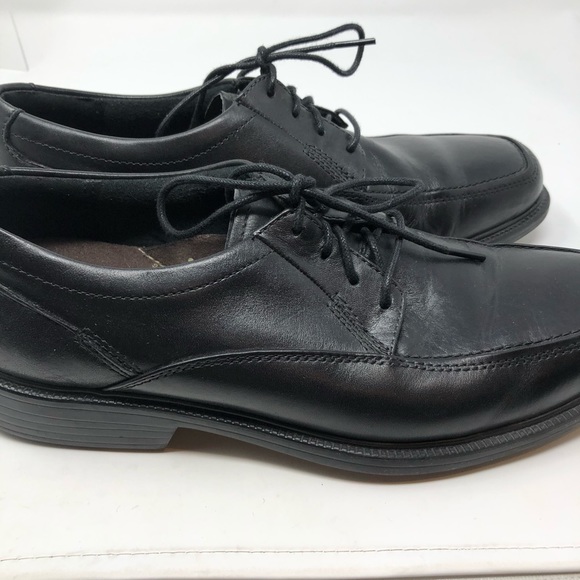 Bostonian Black Leather Dress Shoes Mens 8.5 M - Picture 8 of 12